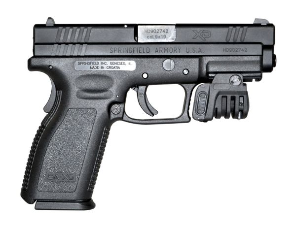 Sniper Grunt Handgun Pistol Compact Green Laser Sight for Picatinny Rail, with Ambidextrous On/Off Switch