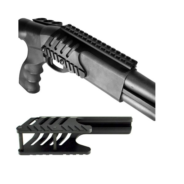 Tactical Accessory Rail Saddle Mount For Remington 870 12 Gauge Shotgun