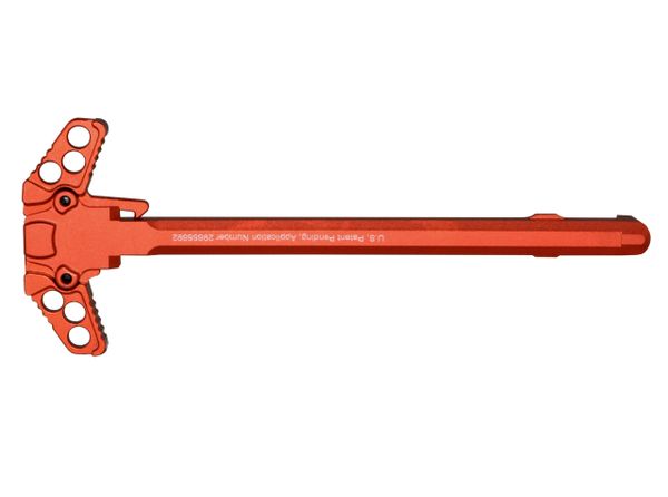 AR-15 Ambi Replacement Charging Handle for AR-15 .223/5.56, Aluminum, Anodized, Metallic Rust color