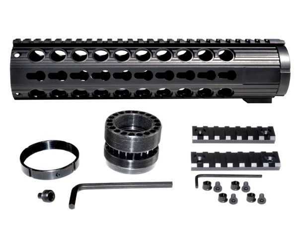 10" .308 LR 308 DPMS LOW Free Float Handguard Rail w/ KeyMod Slots, Extra Wide ID 1.935" * ON SALE *