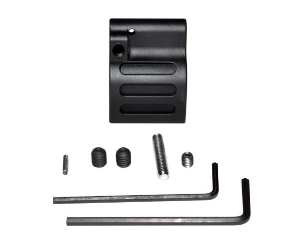 0.625" Adjustable Low Profile Gas Block, Steel, Black (GBA625)