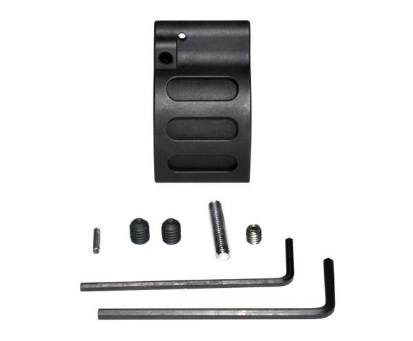 0.875" Adjustable Low Profile Gas Block, Steel, Black (GBA875)
