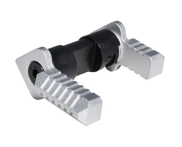 AR AMBI Safety Selector, Aluminum and Steel, Silver color