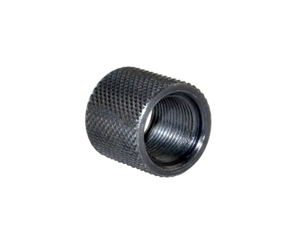 .712 Standard Thread Protector 1/2-28, Carbon Steel, Black