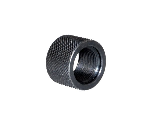 .712 Standard Thread Protector 5/8-24, Carbon Steel, Black