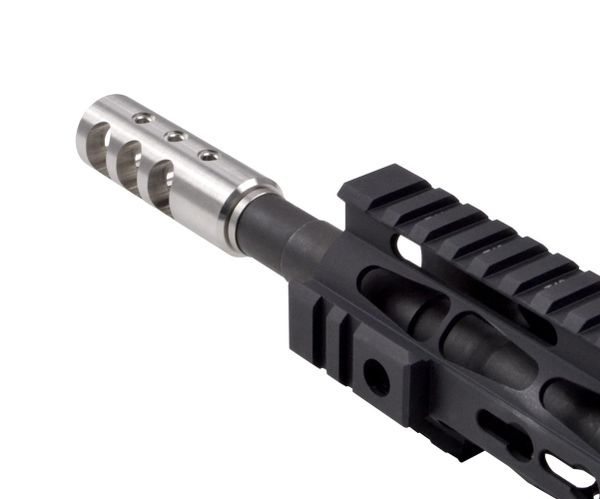 5/8x24 Muzzle Brake for .308, Stainless Steel