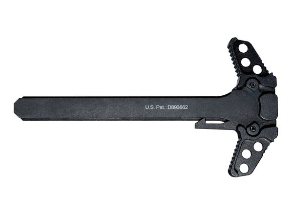 Ambi Replacement Charging Handle for Smith & Wesson M&P 15-22, Aluminum, Patented Design, Aluminum, BLACK