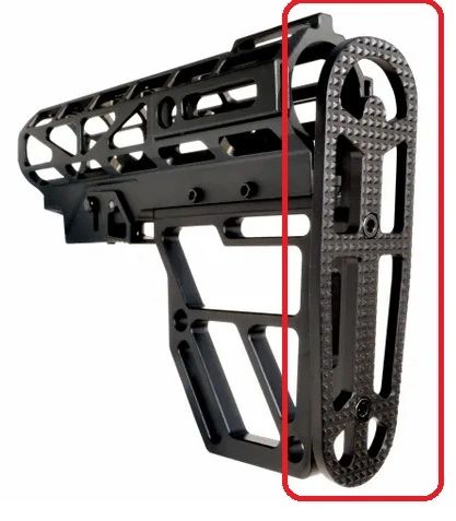 Replacement Back Plate for AAST22 Skeletonized Stock