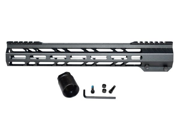 13" M-LOK Split Top Rail Free Float Handguard for AR-15 223 / 5.56, Slim & Lightweight