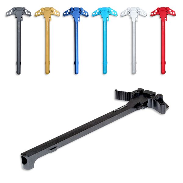 AR15 Ambi Replacement Charging Handle .223/5.56, Patented, Aluminum, Anodized [ Choose Color ]