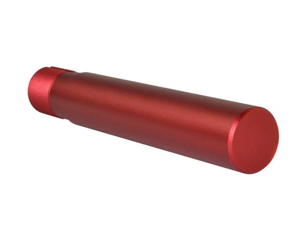 AR-15 Pistol Buffer Tube, Aluminum, 1.25" OD, Red