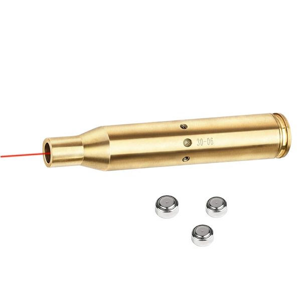 Laser Boresight 30-06 Remington and 6.5 Creedmoor for Zeroing Scope, Sights etc. - Batteries included