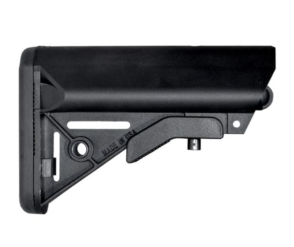 New!! Mil-Spec Stock Buttstock, Adjustable w/ Inbuilt Recoil Pad & Dual Side TUBE Storage (AAST23) MADE IN USA