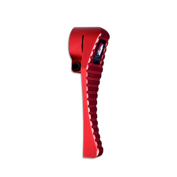 New!! Presma Cobra Butt Stock Shoulder Plate, Fits 1.25" Round Straight Buffer Tube, Anodized Aluminum - Red