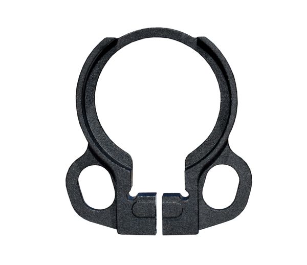 Receiver End Plate with Ambidextrous Dual Clip Sling Adapter - BLACK (ABTA13)