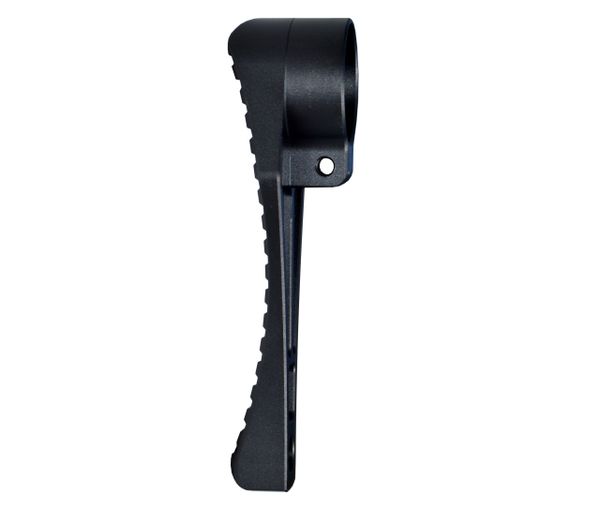 New!! Presma Cobra Butt Stock Shoulder Plate, Fits 1.25" Round Straight Buffer Tube, Anodized Aluminum - BLACK
