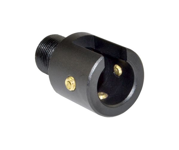 5/8x24 Muzzle Thread Adapter for Ruger 10/22, Aluminum, Black