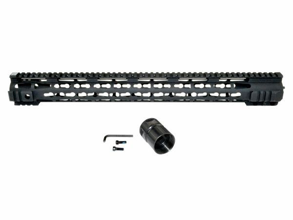 19.5" Presma LR-308 .308 19.5 INCH Free Float Handguard Rail Mount with KeyMod - Fits DMPS Low Profile Uppers