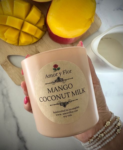 Mango Coconut Milk (pink jar)