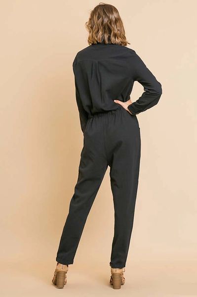 Black Utility Jumpsuit