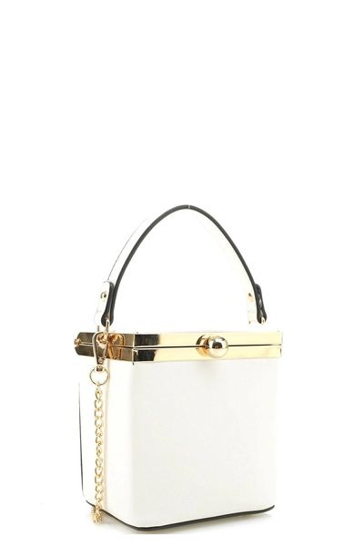 small white purse