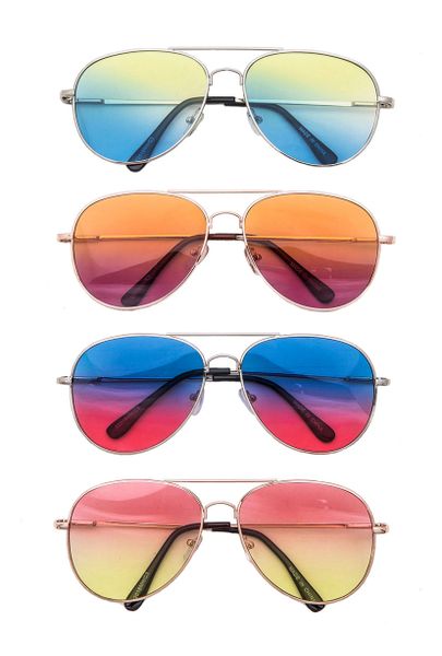 Two on sale color sunglasses