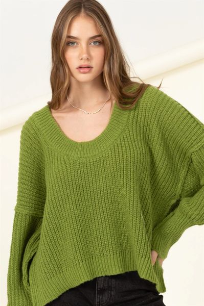 Grass hotsell green sweater