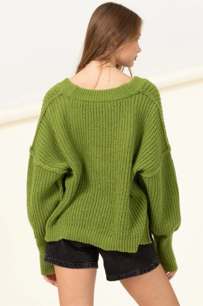 Grass hot sale green sweater