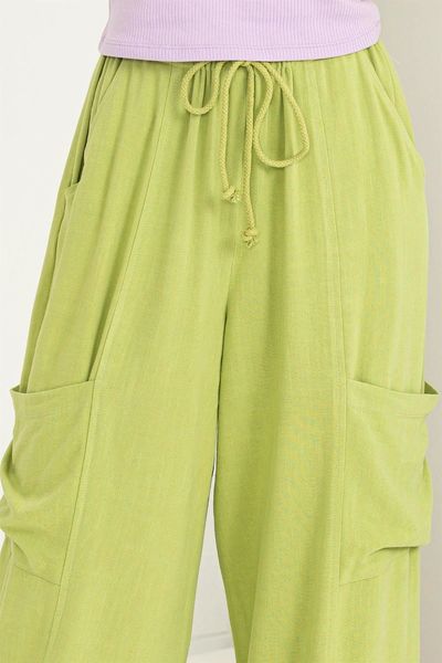 Pistachio Green Cargo Pants