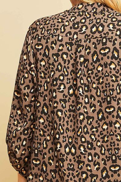 Leopard Shirt Dress | BAZ and BEA