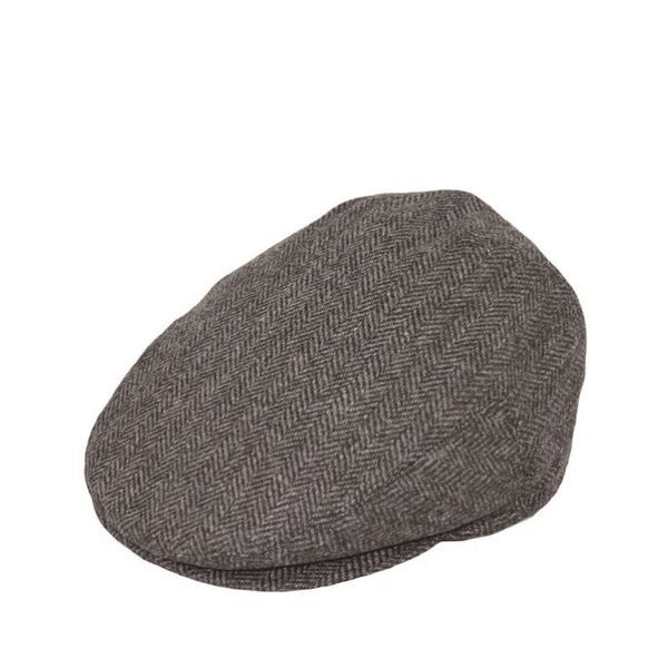 Grey Herringbone Ivy Cap | BAZ and BEA