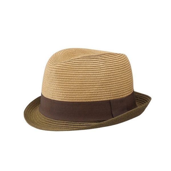 Brown Two-Tone Fedora | BAZ and BEA