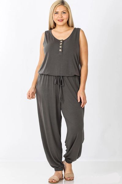 ash grey casual jogger plt