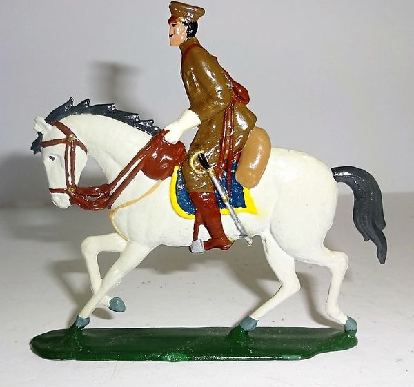 QUARTERMASTER CORP, #QCUSO, 1/32, US OFFICER, WWI, (SEMI ROUND, (UNBOXED)