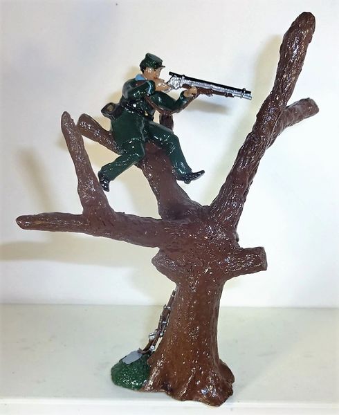STARS AND STRIPES, SSBS2, 1/32, BERDAN SHARPSHOOTERS, SNIPER IN TREE, 1860'S (UNBOXED)