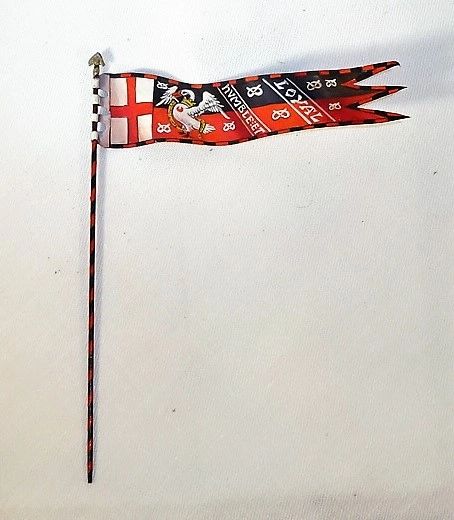 ST PETERSBURG, FLENG2, 1/32, ENGLISH, DUKE OF BUCKINGHAM BANNER, 1346, (UNBOXED)