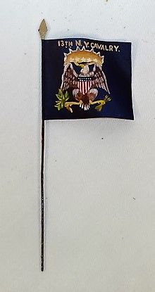 FLAG, 13THNY, 1/32, ST PETERSBURG, 13th N Y CAVALRY, CIVIL WAR, (UNBOXED)