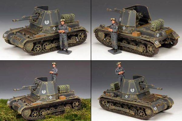 KING AND COUNTRY, LAH149, 1/30, PANZER JAGER I (BOXED)