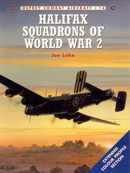 OSPREY, 1940'S, AIRCRAFT, BRITISH, 14, HALIFAX SQUADRONS OF WWII