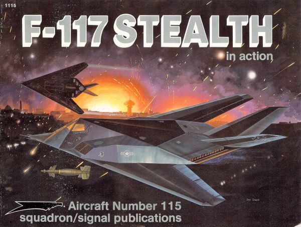 SQUADRON, USA JET #1115, F-117 STEALTH