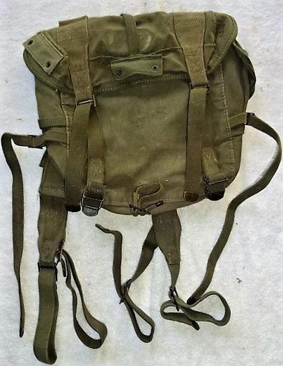 US WWII, M-1945, Pack Cargo with Suspenders, "US" "10302 T3314"
