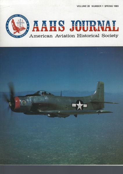 AAHS JOURNAL, AMERICAN AVIATION HISTORICAL SOCIETY, VOL. 28, NO. 1