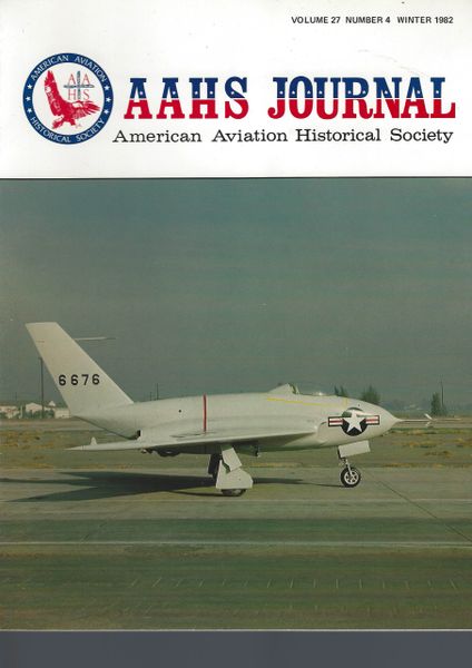 AAHS JOURNAL, AMERICAN AVIATION HISTORICAL SOCIETY, VOL. 27, NO. 4