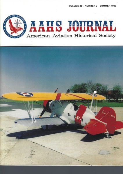 AAHS JOURNAL, AMERICAN AVIATION HISTORICAL SOCIETY, VOL. 38, NO. 2