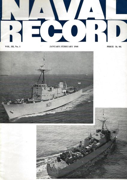 NAVAL RECORD, VOL. III, NO. 1