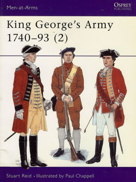 OSPREY, 1700'S,#289, KING GEORGE'S ARMY 1740-1793, (2)