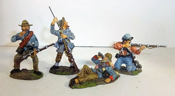 KING AND COUNTRY, ACW09, 1/30, CONFEDERATE "AYE READY", (BOXED)