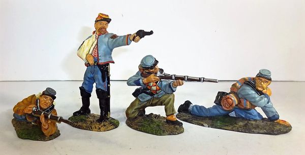 KING AND COUNTRY, ACW11, 1/30, CONFEDERATE "STEADY BOYS, (BOXED)