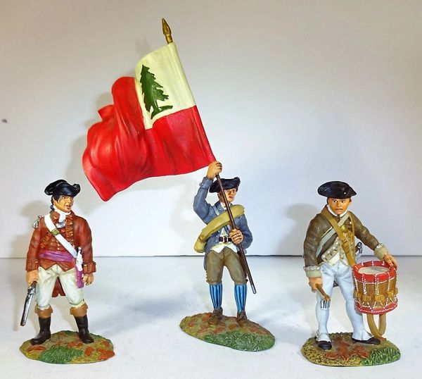 CONTE, REV001, 1/32 & 1/30, MILITIA, LIBERTY TREE FLAG, (BOXED)