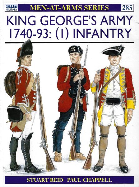 OSPREY, 1700'S,#285, KING GEORGE'S ARMY 1740-1793 (1)